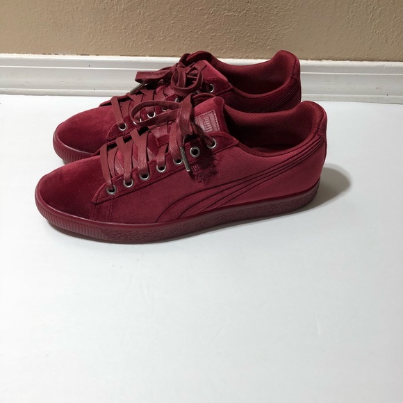 puma clyde maroon